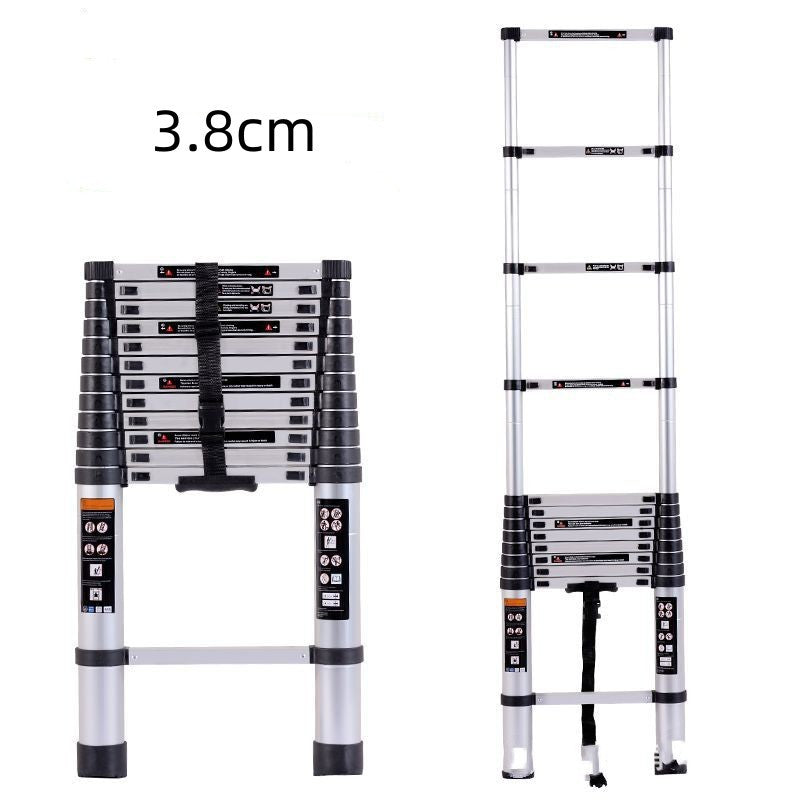 TeleLadder – Compact Telescopic Ladder (12.5ft) | Lightweight, Foldable & EN131 Certified